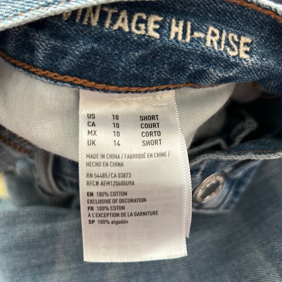 AMERICAN Eagle VINTAGE HIGH RISE SIZE 10 - Picture 5 of 7
